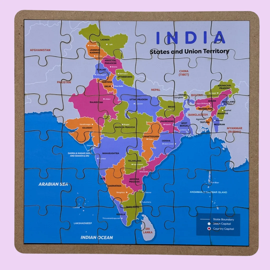 India Map Jigsaw Puzzle - Image 2