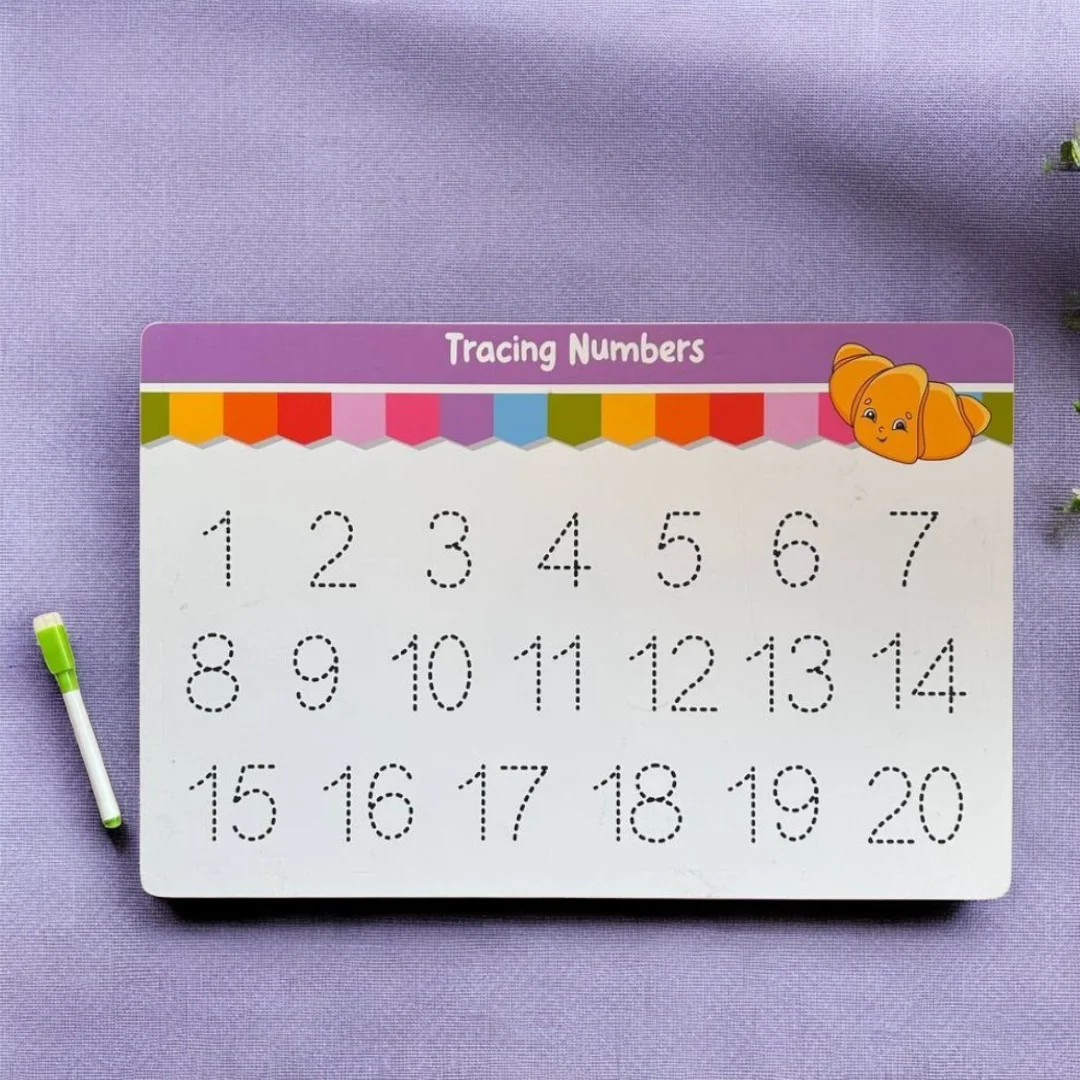 2 in 1 Numbers Peg with Wipe-Clean Writing Practice Board - Image 4