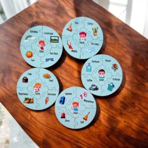 5 Senses - 5 Piece Connections Puzzle