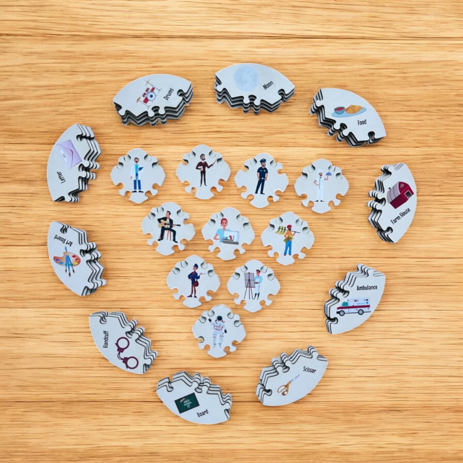 Professions - 5 Piece Connections Puzzle - Image 4