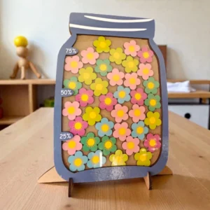 Big Reward Jar - Flower Theme